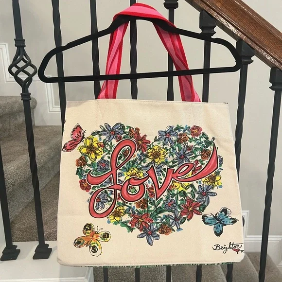 NWT Brighton Canvas Tote Bag - Picture 3 of 11